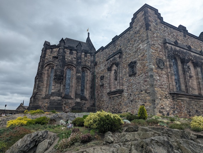 Inside Edinburgh Castle