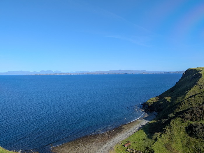 The coast from the Kilt Rock viewpoint