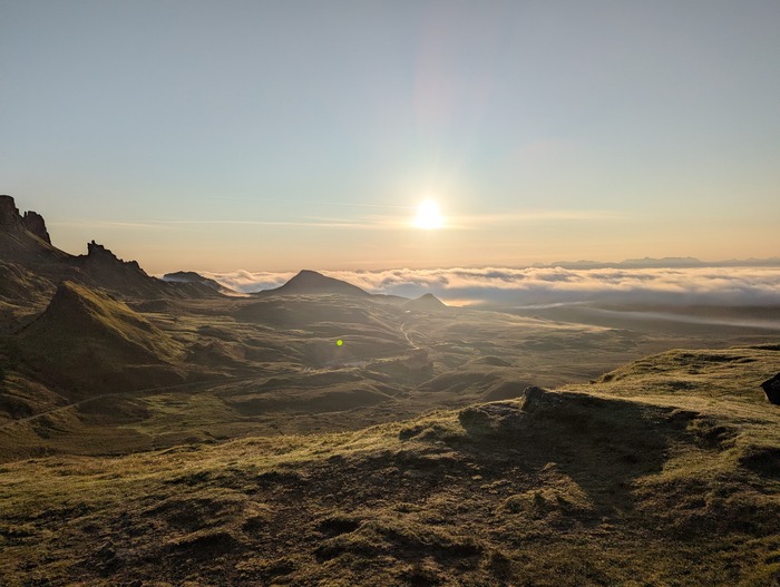 Sunrise from the Quiraing car park